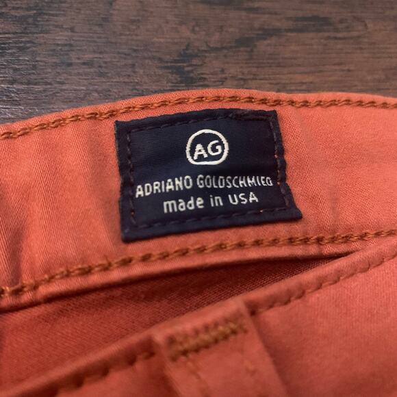 Adriano Goldschmied rusty orange the Stilt cigarette leg jeans size 29 - Picture 6 of 12